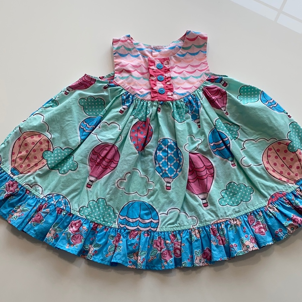 Eleanor Rose Ballon Pattern Dress